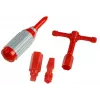 LEAN TOYS Coche de bomberos con rampa desmontable + herramientas