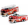 LEAN TOYS Camión de bomberos con escalera 1:32