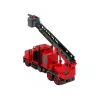 LEAN TOYS Camión de Bomberos con Accesorios de Atornillado Rojo