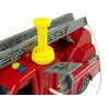 LEAN TOYS Camión de bomberos rojo sonidos de agua luces