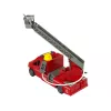 LEAN TOYS Camión de bomberos rojo sonidos de agua luces