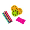 LEAN TOYS Proyector de flores para dibujar con rotuladores mágicos