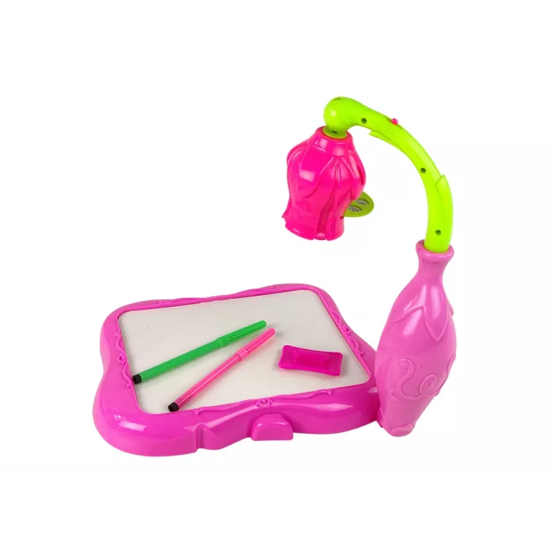LEAN TOYS Proyector de flores para dibujar con rotuladores mágicos