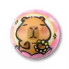 LEAN TOYS Pelota de espuma para saltar Capybara 6,5 cm