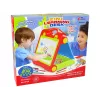LEAN TOYS Maletín pizarra plegable 2en1 - tiza y rotulador