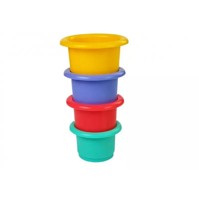 LEAN TOYS Set de baño Cascada de rana + cubos