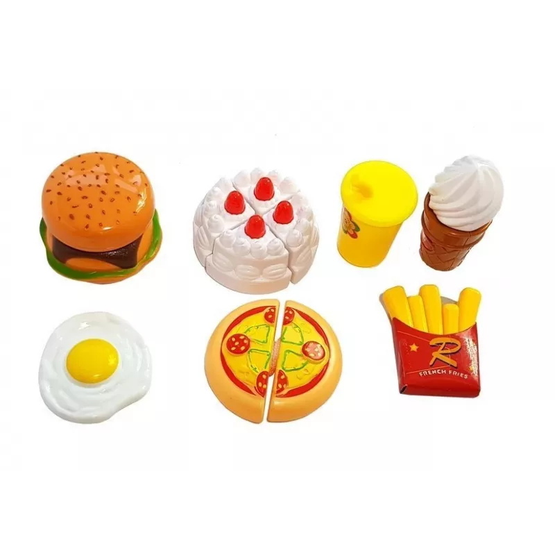 LEAN TOYS Set de frutas y verduras para cortar