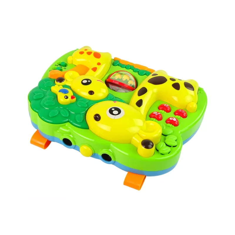 LEAN TOYS Jirafa proyector 2en1 - móvil de cuna para bebés