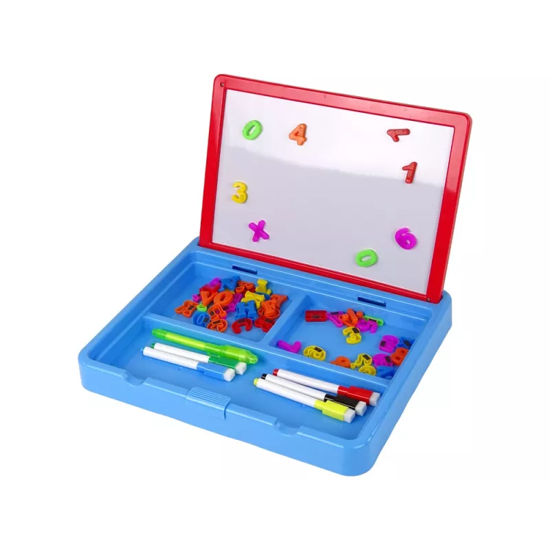 LEAN TOYS Pizarra magnética 2en1 con pintura luminosa