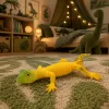 LEAN TOYS Geco dorado Figura de goma elástica reptil realista 15,5 cm