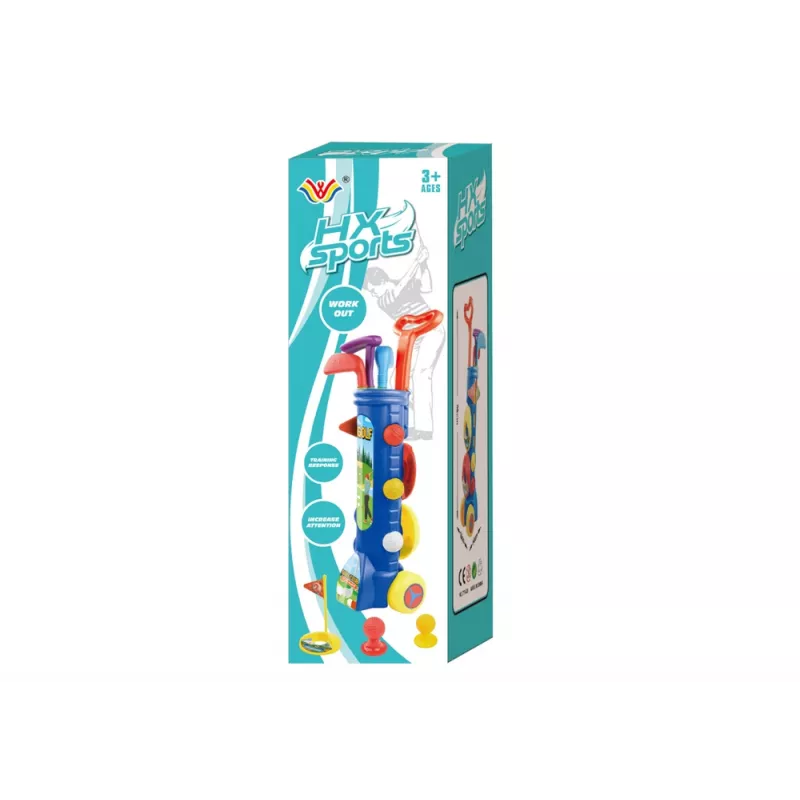 LEAN TOYS Set de golf para niños minigolf para jugar con amigos