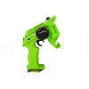 LEAN TOYS Coche lanzadiscos 2 en 1 con control remoto y discos de espuma verde