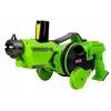 LEAN TOYS Coche lanzadiscos 2 en 1 con control remoto y discos de espuma verde