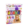 LEAN TOYS Set de pintura para el pelo para niños 5 colores borrador