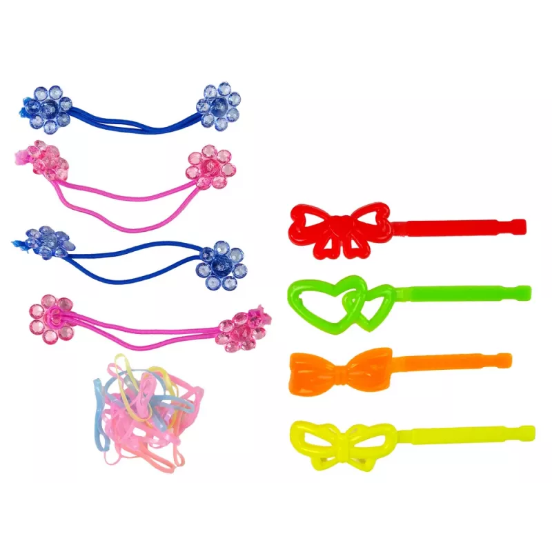 LEAN TOYS Set de pintura para el pelo para niños 5 colores borrador