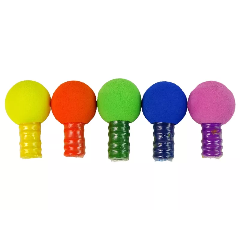 LEAN TOYS Set de pintura para el pelo para niños 5 colores borrador