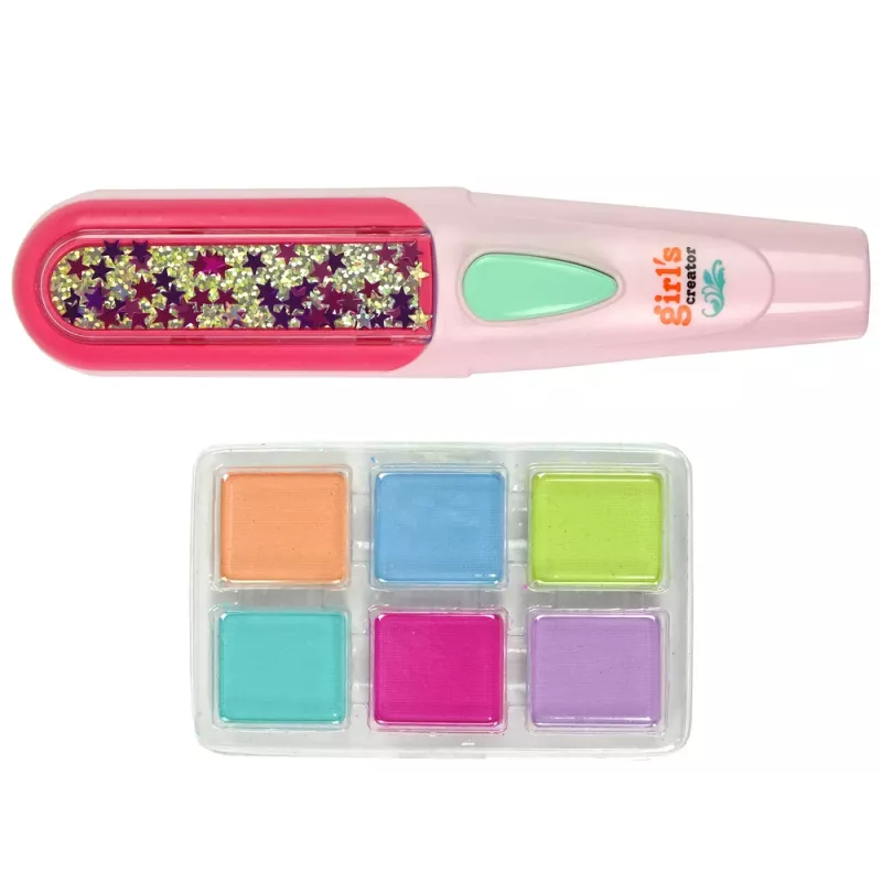 LEAN TOYS Set de coloración de pelo con plancha y mechones, 6 colores