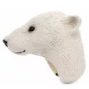 LEAN TOYS Anillo de mano educativo animales oso blanco