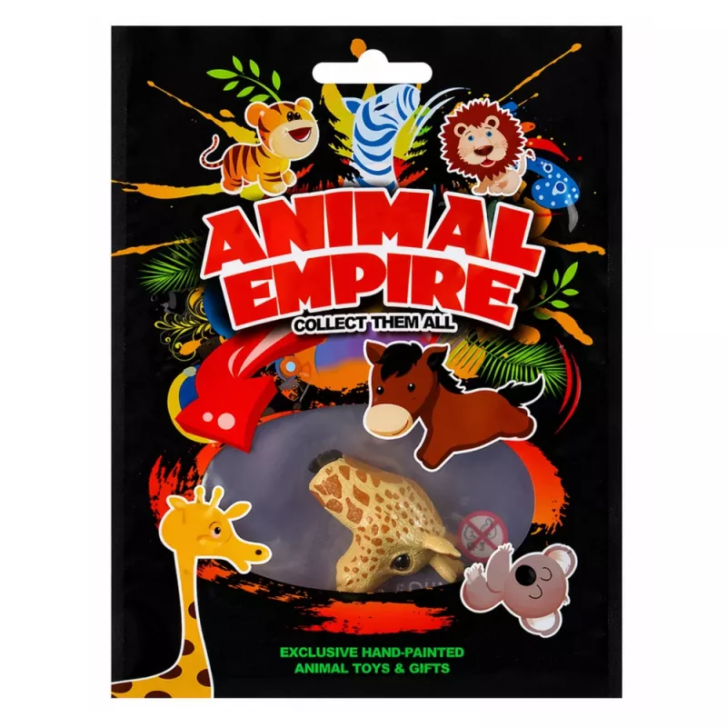 LEAN TOYS Anillo de mano educativo animales jirafa