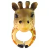 LEAN TOYS Anillo de mano educativo animales jirafa