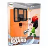 LEAN TOYS Canasta de baloncesto colgante con tablero, marcador, luces y sonido