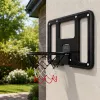 LEAN TOYS Canasta de baloncesto colgante con tablero, marcador, luces y sonido
