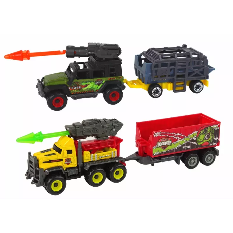 LEAN TOYS Set Helicóptero Dinosaurios Vehículo 8 Piezas de Colores