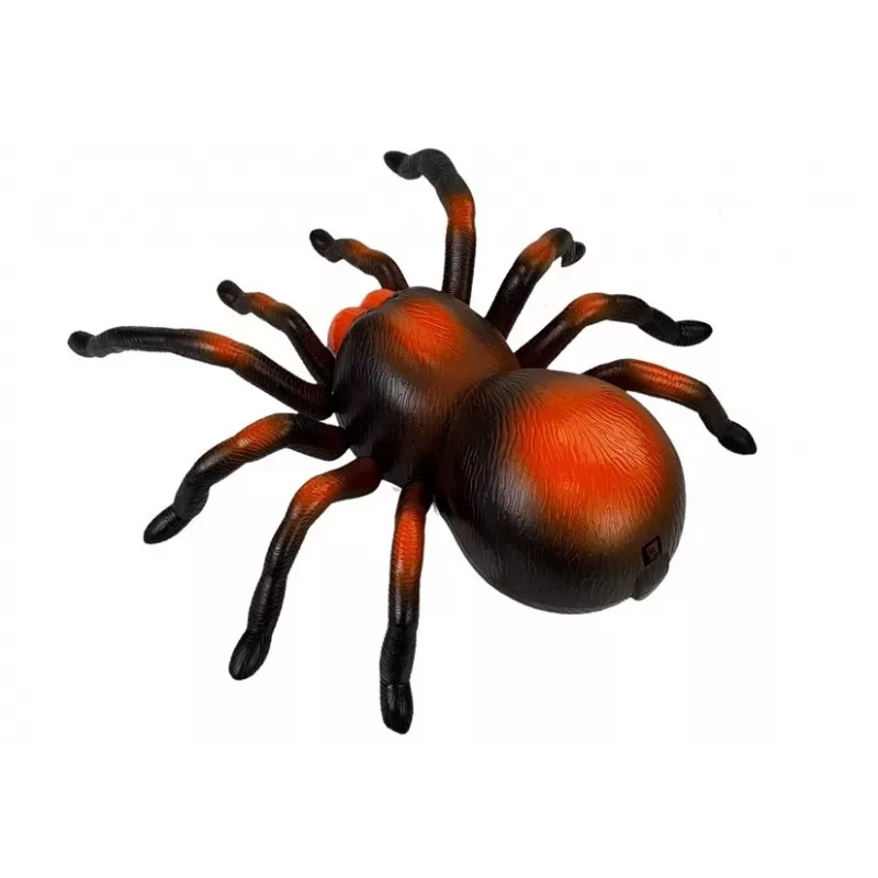 LEAN TOYS Araña gigante a pilas teledirigida R/C negra-naranja