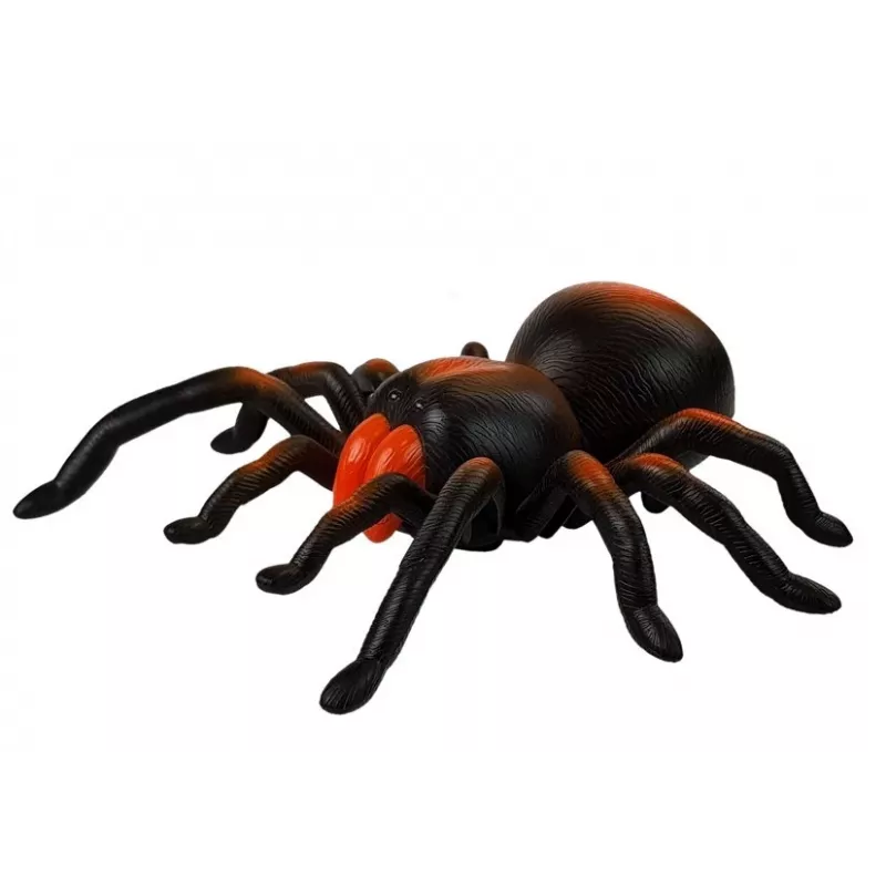 LEAN TOYS Araña gigante a pilas teledirigida R/C negra-naranja