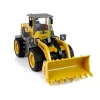 LEAN TOYS Excavadora gigante cargadora teledirigida rotación 360 grados luces LED