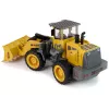 LEAN TOYS Excavadora gigante cargadora teledirigida rotación 360 grados luces LED