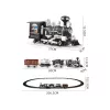 LEAN TOYS Tren gigante con sonido, luz y humo 206,5 cm x 153,5 cm