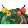LEAN TOYS Juego arcade ranas hambrientas palanca y bolas