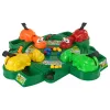 LEAN TOYS Juego arcade ranas hambrientas palanca y bolas
