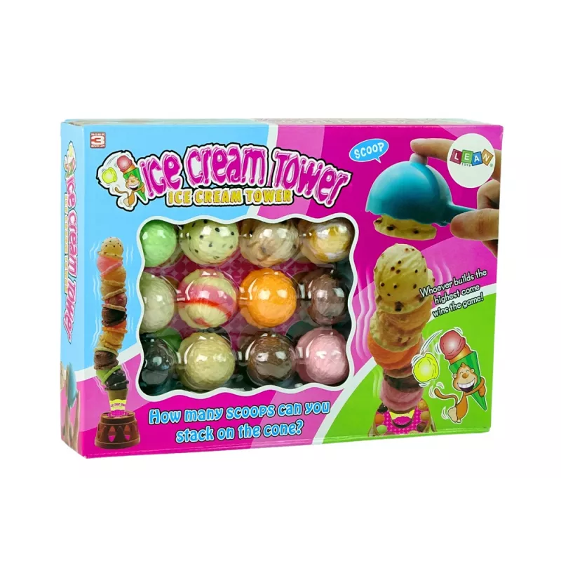LEAN TOYS Torre de helados juego arcade para toda la familia