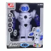 LEAN TOYS Robot teledirigido inteligente con mando a distancia RC, luces y sonidos