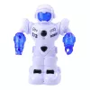 LEAN TOYS Robot teledirigido inteligente con mando a distancia RC, luces y sonidos
