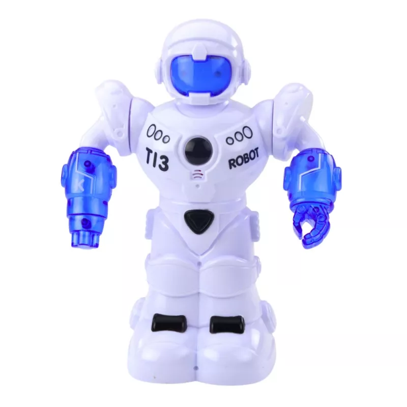 LEAN TOYS Robot teledirigido inteligente con mando a distancia RC, luces y sonidos