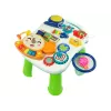 LEAN TOYS Andador interactivo para bebé 2 en 1 mesa rojo