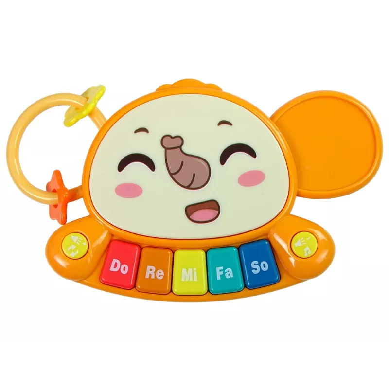 LEAN TOYS Andador interactivo para bebé 2 en 1 mesa rojo