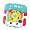 LEAN TOYS Teléfono de arrastre interactivo de colores con ruedas