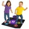 LEAN TOYS Alfombrilla de baile interactiva para niños con Bluetooth 5.0, 5 modos de juego y 3 idiomas