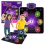 LEAN TOYS Alfombrilla de baile interactiva para niños con Bluetooth 5.0, 5 modos de juego y 3 idiomas