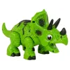 LEAN TOYS Dinosaurio interactivo Triceratops vapor agua sonido verde