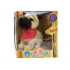 LEAN TOYS Perro interactivo con correa, ladra, mueve la cola, sensores