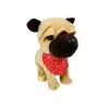 LEAN TOYS Perro interactivo con correa, ladra, mueve la cola, sensores