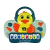 LEAN TOYS Piano interactivo pato DJ instrumentos musicales y melodías