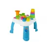 LEAN TOYS Mesa de aprendizaje interactiva con pista de bolas y tobogán azul