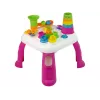 LEAN TOYS Mesa de aprendizaje interactiva clasificador de bolas tobogán rosa