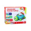 LEAN TOYS Teléfono interactivo tortuga de aprendizaje 6en1 luces sonidos verde